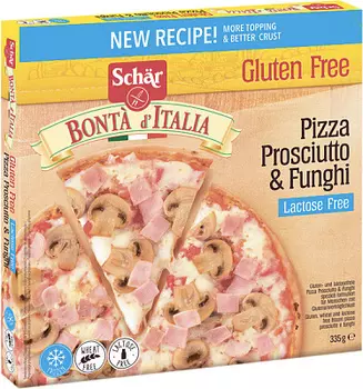 Пицца Bonita d`Italia Прошутто с грибами Schar