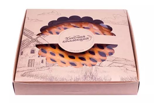 Пирог круглый сдобный с брусникой Хлебная коллекция