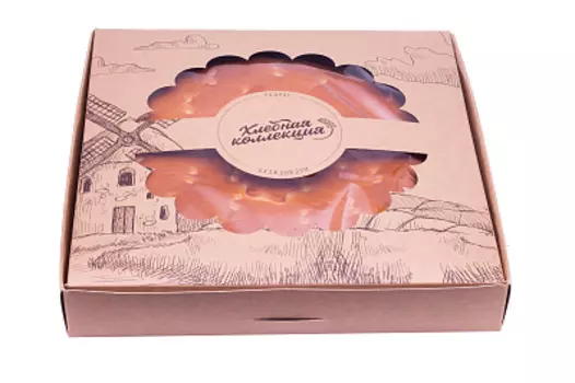 Пирог круглый сдобный с мясом Хлебная коллекция