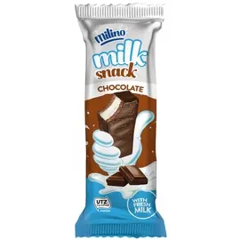 Пирожное Milka с кремом в молочном шоколаде