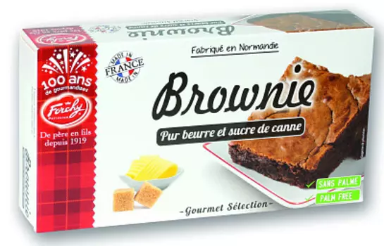 Пирожные сливочные Брауни Forchy