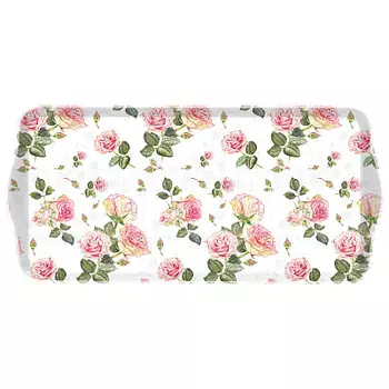 Поднос меламиновый Розы 34х17см Ambiente