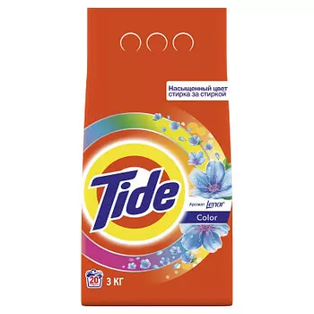 Порошок стиральный автомат Color Lenor Scent Tide