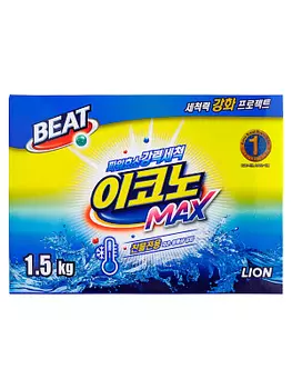Порошок стиральный концентрированный для всех видов тканей BEAT Econo Max LION