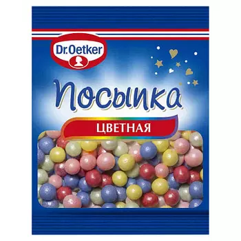 Посыпка цветная жемчужинки Dr.Oetker