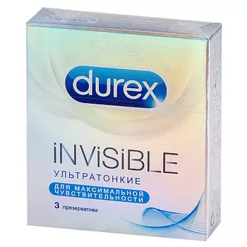 Презервативы №3 Durex Invisible