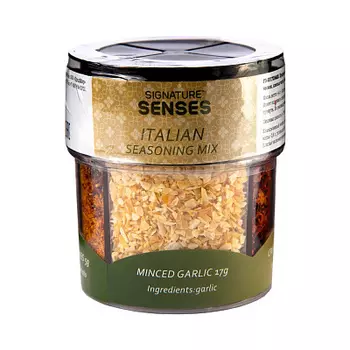 Приправа 4 в 1 в итальянском стиле (измельченный чеснок хлопья чили белый лук томатные хлопья) Signagure Senses