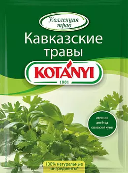 Приправа Кавказские травы пакетиков Kotanyi