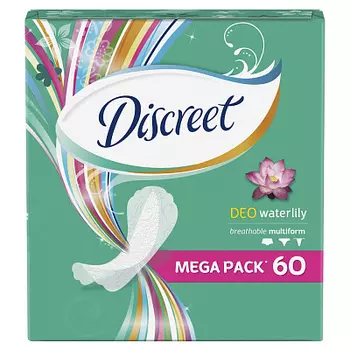 Прокладки женские гигиенические ежедневные Deo Water Lily Multiform Discreet