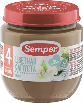 Пюре Цветная капуста Semper