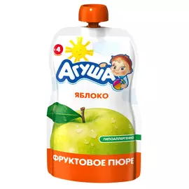 Пюре фруктовое "Агуша" яблоко