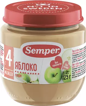 Пюре из яблок Semper