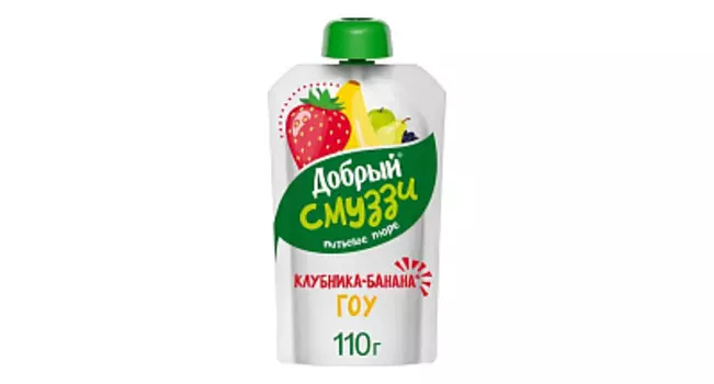 Пюре Клубника/Банан Добрый