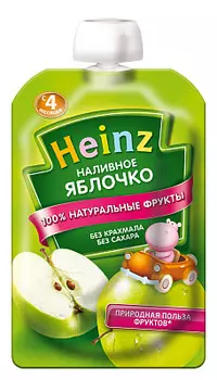 Пюре наливное яблочко пауч Heinz