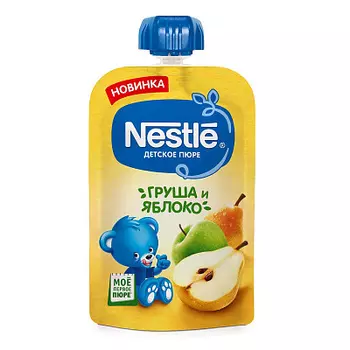 Пюре Nestle груша-яблоко, 90 г