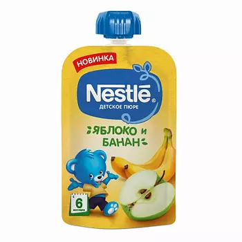 Пюре Nestle яблоко-банан, 90г