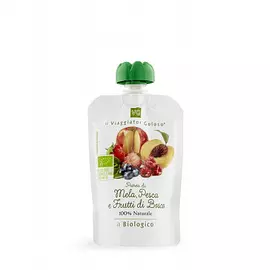 Пюре яблоко/персик/лесные ягоды il Viaggiator Goloso
