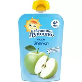Пюре яблоко с 4 месяцев 90 г Бабушкино Лукошко