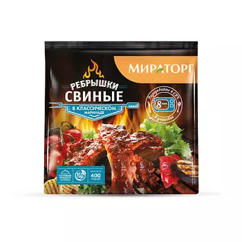 Ребрышки свиные в классическом маринаде