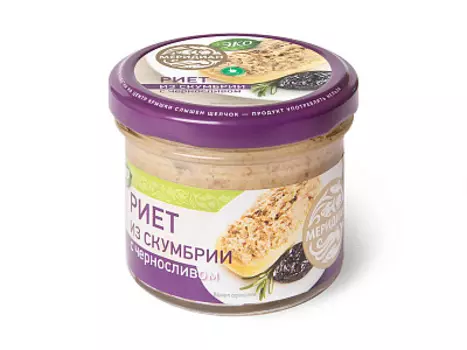 Риет из скумбрии с черносливом Меридиан Эко