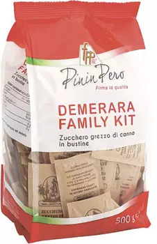 Сахар Family Kit тростниковый нерафинированный Pinin Pero