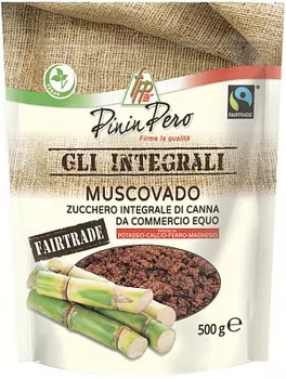 Сахар Muscovado тростниковый нерафинированный Pinin Pero