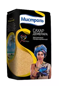 Сахар нерафинированный тростниковый Демерара Мистраль Маврикий