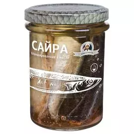Сайра бланшированная в масле Капитан вкусов