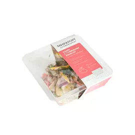 Салат с языком и шампиньонами