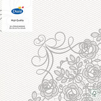 Салфетки 33х33см DUNI Milena