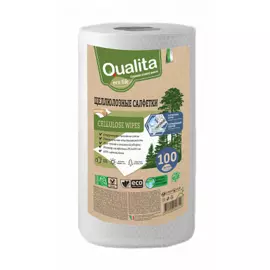 Салфетки влаговпитывающие Forte 100 шт рулон Qualita