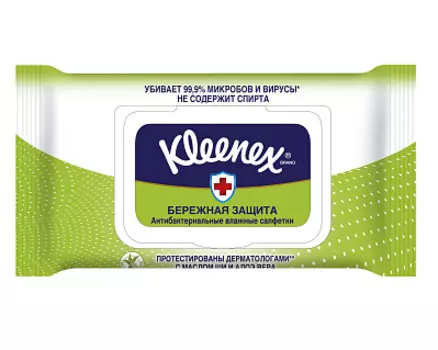 Салфетки влажные антибактериальные 40шт Kleenex