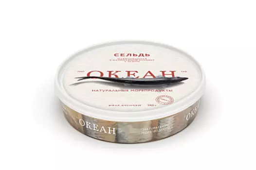 Сельдь маринованная филе-кусок в маринованной заливке с луком Океан