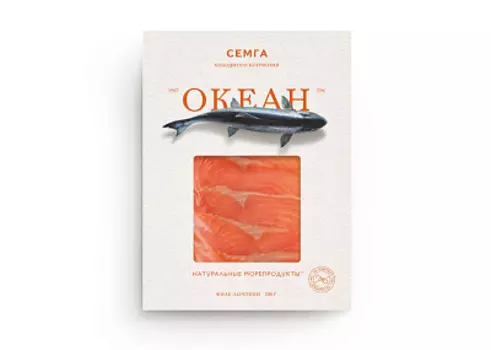 Семга лосось атлантическая филе-кусок х/к Океан