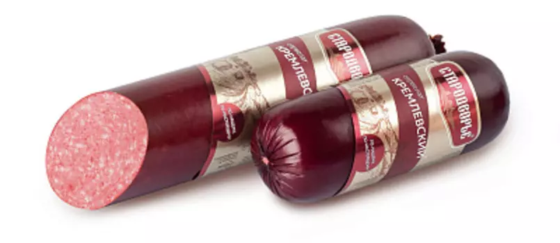 Сервелат "Кремлёвская вязанка" копчёно-варёный Стародворье