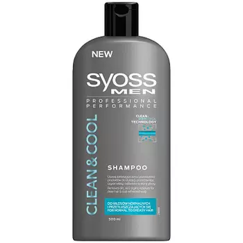 Шампунь мужской Clean&amp;Cool Syoss