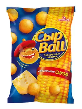 Шарики кукурузные вкус сыра СырBall Русскарт