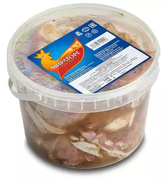 Шашлык из мяса цыплёнка на кости в маринаде ~ 2.1 кг