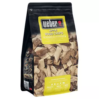 Щепа WEBER для копчения. яблоко 700г