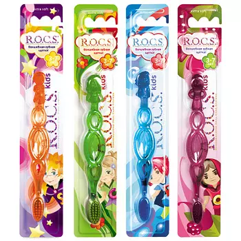 Щетка зубная Kids для детей от 3 до 7 лет R.O.C.S