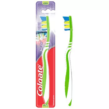 Щетка зубная zigzag plus средней жесткости Colgate