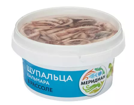 Щупальца кальмара в рассоле Меридиан