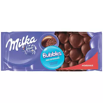 Шоколад молочный пористый Milka