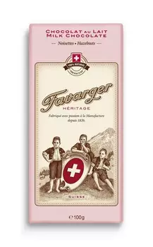 Шоколад молочный с фундуком Favarger