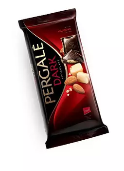 Шоколад Темный с марципановой начинкой PERGALE