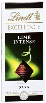 Шоколад тёмный "Excellence" лайм Lindt