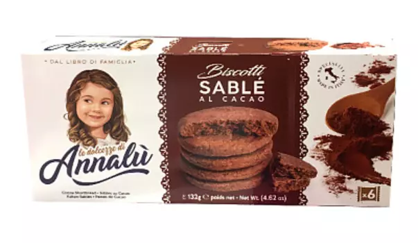 Шоколадное печенье сабле Annalu