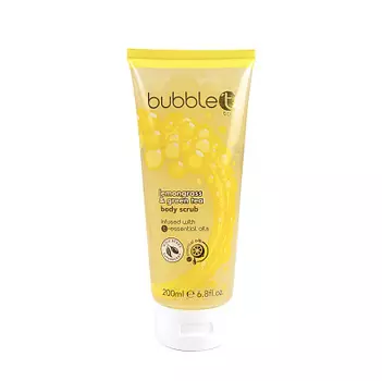 Скраб для тела с лемонграссом и зеленым чаем Bubble T