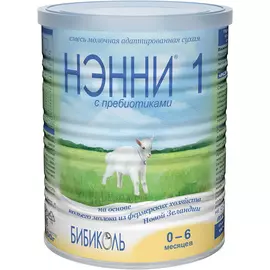 Смесь молочная на основе козьево молока с пребиотиками 0-6 месяцев Нэнни 1