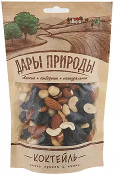 Смесь орехов и изюма Коктейль Дары природы